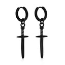Black Sword Earrings