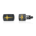 North Star Cufflinks with Brilliant Stone