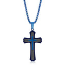 Dimensional Cross Necklace