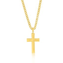 Polished Cross Necklace