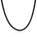 Round Brilliant Stone Tennis Necklace