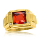 Genuine Spinel Signet Ring