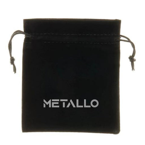 Stainless Steel, Black & Gold-Satin Ring