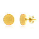 Round Stud Earrings