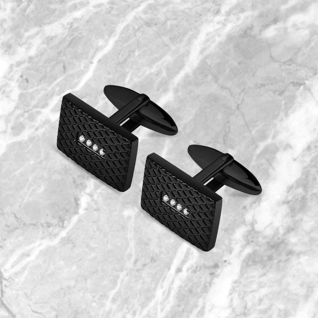 Obsidian Sparkle Cufflinks