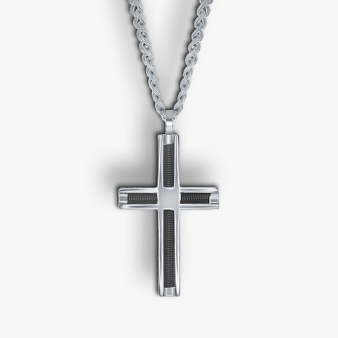 Edge Cross Fusion Pendant