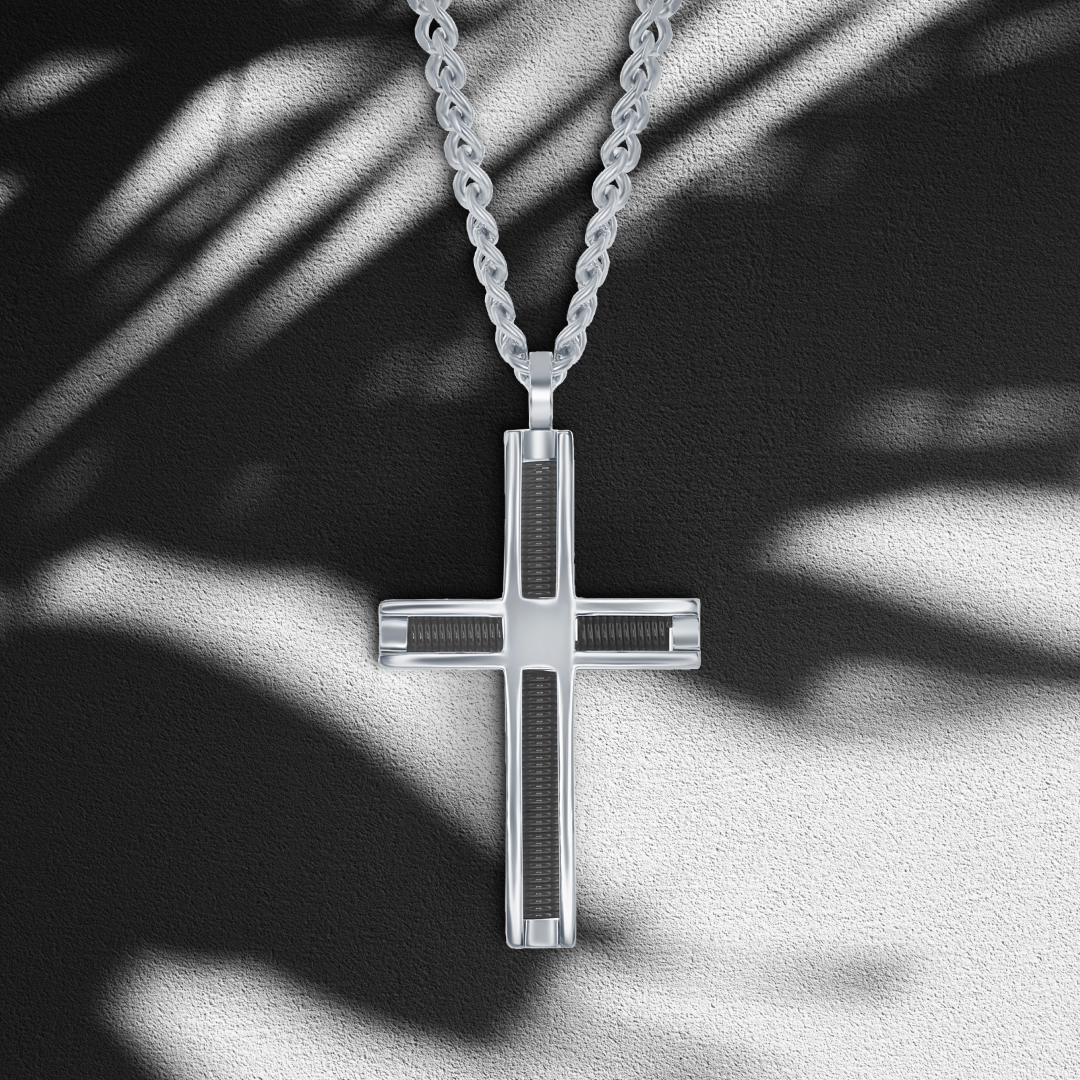 Edge Cross Fusion Pendant