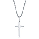 Polished Cross Necklace