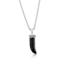 Natural Stone Horn Necklace