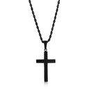 Polished Cross Necklace