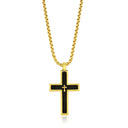 Satin Cross Necklace