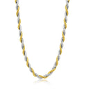 The Two-Tone Rope Chain - 5mm