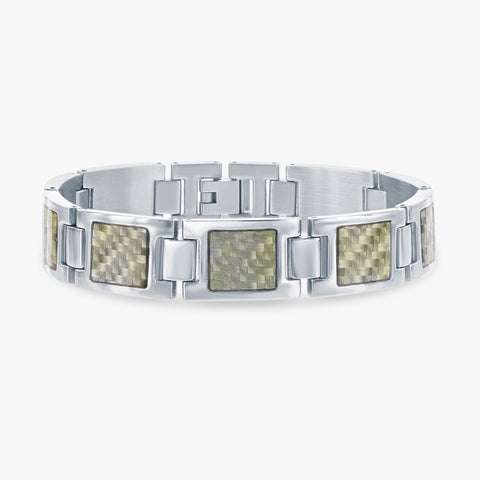 Carbon Edge Fusion Bracelet