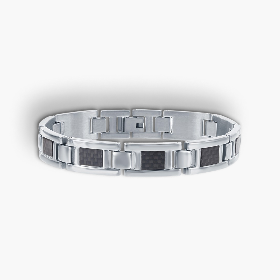 Carbon Noir Link Bracelet