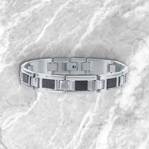 Carbon Noir Link Bracelet