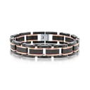 Modern Textured Link Bracelet