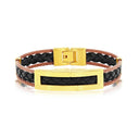 Leather Cable Bracelet