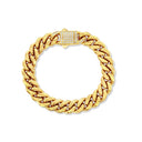 Miami Cuban Link Bracelet with Brilliant Stones