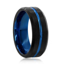 Striped Tungsten Ring