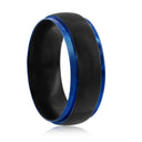 Striped Tungsten Ring