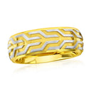 Geometric Two-Tone Ring
