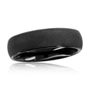 Matte Black Tungsten Ring