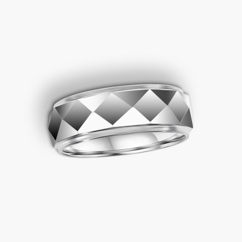 Diamond Facet Ring