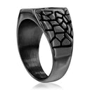 Textured Cross Ring