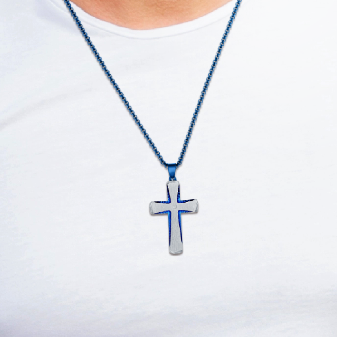 Sky Glow Cross Pendant