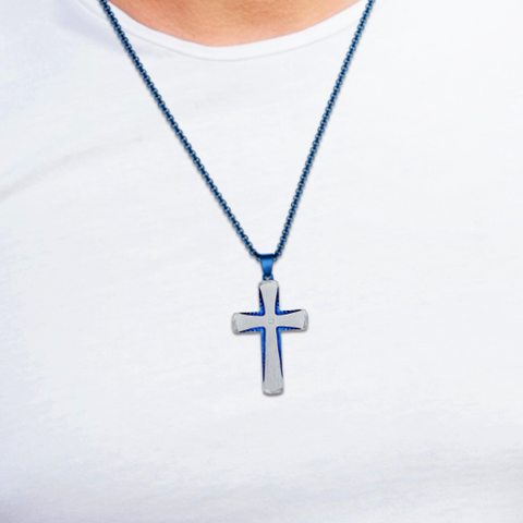 Sky Glow Cross Pendant